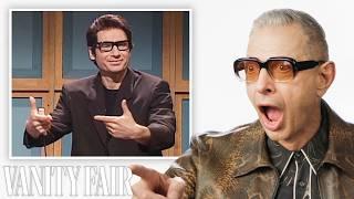 Jeff Goldblum Reviews Impressions of Himself | Vanity Fair