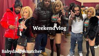 Weekend vlog bday party , lox concert , strip club