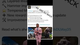 Awesome changes coming to Wilds! #gaming #youtubegaming #monsterhunter #monsterhunterwildsgame