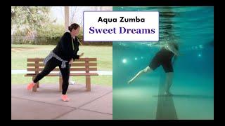 Aqua Zumba Sweet Dreams (Are Made of This) ---Split Screen---