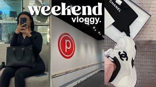 WEEKEND VLOG: BLACK GIRL LUXURY + BARRE CLASSES + WINDOW SHOPPING + I LOVE MY NEW CHURCHHHH!!