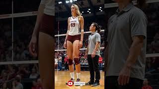 Volleyball Player Steals the Spotlight with Interview Performance ep.758 #volleyball #shorts #hoacon