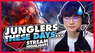 Junglers aren't on Faker's Level? | T1 League of Legends Stream Highlights