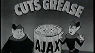 Old TV ads - Commercials from the 50s - Ajax Cleaner Ad 2