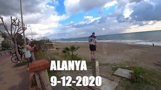  ALANYA 9 декабря 2020 Идем в центр из Оба Алания Турция Часть 1