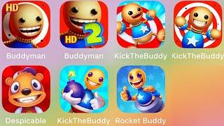 Kick the Buddy 2 vs Despicable Bear vs Buddyman Kick 2 vs Kick the Buddy Forever vs Rocket Buddy