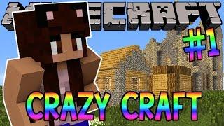 Minecraft: YouTuber Survival #1 - Starting Up (Minecraft Crazy Craft 3.0 SMP)