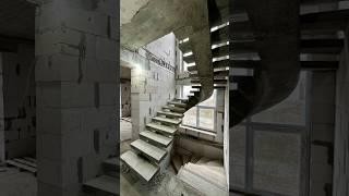 Самая парящая и необычная лестница #стройка #construction #лестницы #бетон #монолит #дизайн #дом