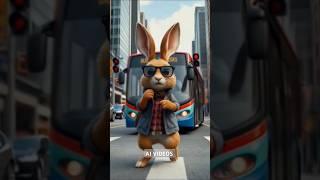 Rabbit came in front of a bus on the highway and tran away.#RabbitRescues #CuteAnimals #AnimalRescue