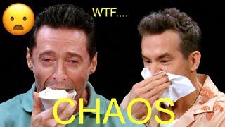 Hugh Jackman & Ryan Reynolds being CHAOTIC for 3 min straight 🫣 (Deadpool & Wolverine press tour)