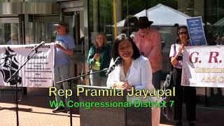 Seattle Federal Building Rally 8 1 23 to stop Medicare privatization