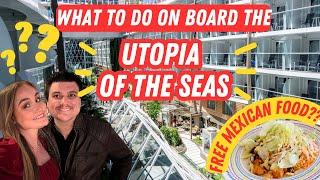 What To Do on Board The UTOPIA Of The Seas ?! | Doing TONS Of Activities | Day 3 & Specialty Dinner!