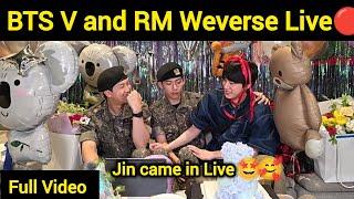 Eng sub- BTS V RM today Weverse Live, Taehyung military discharge, RM Weverse live, V Weverse Live