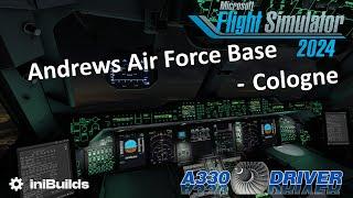 Cargo Trip Across the Atlantic | A400M: Joint Base Andrews - Cologne | Real Airbus Pilot