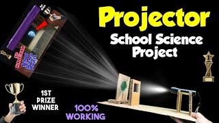 Projector Working Model | How to Make a Projector at Home | Science Project Ideas #science