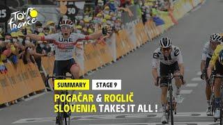 #TDF2020 - Stage 9 - Pogačar & Roglič: takes it all !