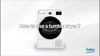 How to use a tumble dryer? | by Beko