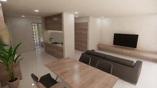 CASA OPTIMA de 7x10m   - 2 PISOS CON 3 DORMITORIOS