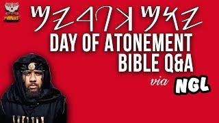 Day Of Atonement Lesson + Q&A