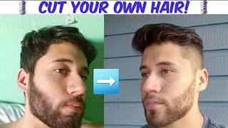 EASY How To Cut Your Own Hair At Home |  Fade | Taper | Self Cut