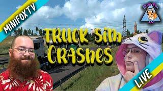 crashing and trashing with krupter! American Truck Simulator!