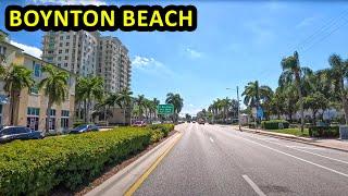 Boynton Beach Florida Driving Through