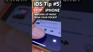 iOS Tip #5 | Stop iPhone Messing Up Music from Lock Screen | Accidental Music Controls Presses