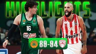 Panathinaikos vs Olympiacos 89-94 Full Game Highlights - November 8, 2024 | Euroleague RS Round 8