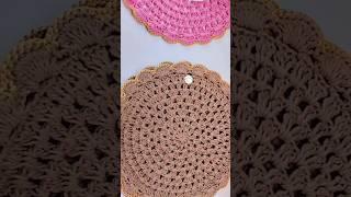 Sousplat queridinho fácil e econômico #crochet #crochetclothes #shorts #short