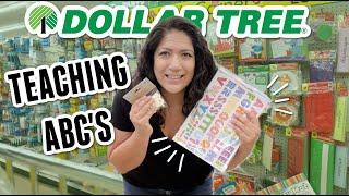 How to Teach Toddlers & Preschoolers ABC's - Ideas from Dollar Tree