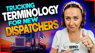 Trucking terminology for new dispatchers. #dispatchtrainingcenter #freightdispatcher #dispatching