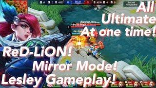 RED - LION! MIRROR MODE GAMEPLAY! FIGHTER MINISHITHHAR VS MARKSMEN LESLEY! WHO WILL WIN!