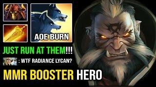 How to Easy Boost MMR in 2023 By Just Running At the Enemy with Radiance Wolf Army Lycan Dota 2