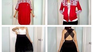 15 DIY Clothes Transformation Ideas