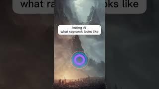 Asking AI What Ragnarok Looks Like? #shorts