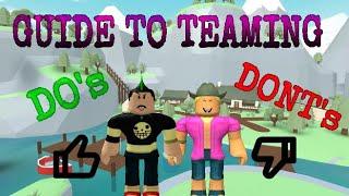 The OFFICIAL GUIDE to TEAMING EFFICIENTLY in Total Roblox Drama!! (DO’s and DONT’s )