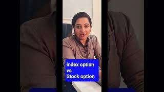 Index option vs stock option #trading #stockmarket #trading #youtubeshorts #viral