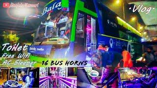 Balaji Travels The IntrCity Smart Bus || AC Sleeper With Toilet || Mumbai To Ahmedabad || Vlog