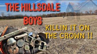 Metal Detecting With The Hillsdale Boys KILLIN IT ON THE CROWN !