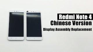 Redmi Note 4 Chinese Version Display Assembly Replacement