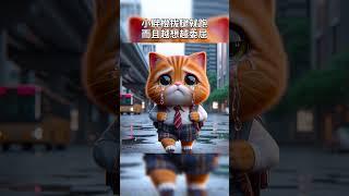 小橘子高高兴兴吃完早餐去上学结果在学校被同学欺负了好伤心 #cats #cat #cutecats #ai艺术 #funny  #猫 #搞笑