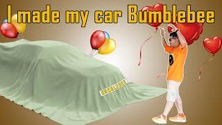 They really surprised me | bumble bee  | Siddharth Nigam | car wrap | BMW