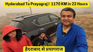 Hyderabad to Prayagraj by Road I 1170 KM in 22 Hours I Family Roadtrip I Kia Sonet