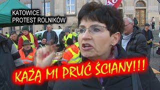 Oburzona kobieta emocjonalnie wygarnia "zielonej komunie" / PROTEST ROLNIKÓW, Katowice, 20.03.2024