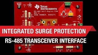 Integrated surge protection for RS-485 communications