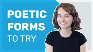 12 Poetic Forms You Should Try