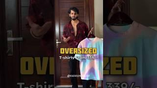 Oversized T-Shirt Haul for Men  | Trendy & Comfortable Styles!  | #oversizedtshirts #fashiontrend