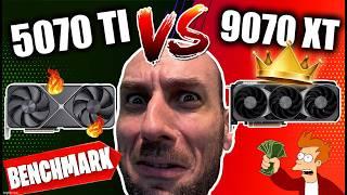  9070XT vs 5070TI MAX OVERCLOCKED BENCHMARKS 