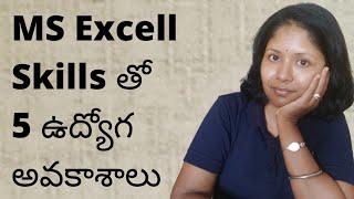 Good Salary Job Opportunities with only MS Excel Skills (Telugu) | Pashams