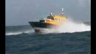 Portland pilot boat undergoing sea trails